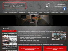 Tablet Screenshot of marbrerie-verier.com
